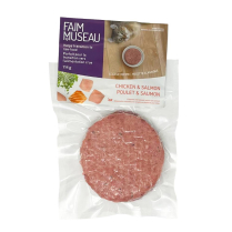 FAIM MUSEAU Cat SOLUTION Raw Frozen Chicken & Salmon 4oz TS