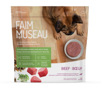 FAIM MUSEAU Dog LID Raw Frozen Beef 6lb
