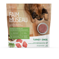 FAIM MUSEAU Dog LID Raw Frozen Turkey 6lb