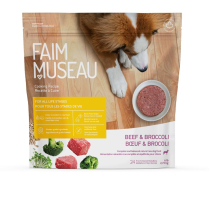 FAIM MUSEAU Dog COOKING Raw Frozen Beef & Broccoli 6lb