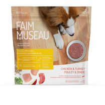 FAIM MUSEAU Dog COOKING Raw Frozen Chicken & Turkey 6lb