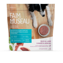 FAIM MUSEAU Dog SOLUTION Raw Frozen Duck & Lamb 6lb