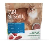 FAIM MUSEAU Cat SOLUTION Raw Frozen Duck & Beef 6lb