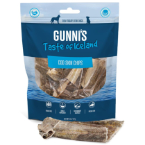 GUNNI'S Dog Treat - Skin Chips Cod 9oz