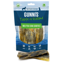 GUNNI'S Dog Treat - Skin Shorties Wolffish 2.5oz