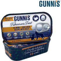 GUNNI'S Dog TOPPER Salmon + Cod Liver w/ Kelp 12/128g