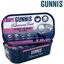 GUNNI'S Dog TOPPER Herring + Cod w/ Kelp 12/128g