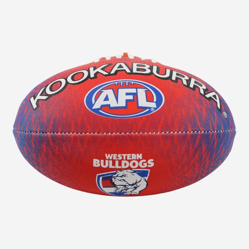Kookaburra AFL Aura Football Size 3 Western Bulldogs