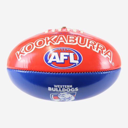Kookaburra AFL Mini PVC Football 20CM Western Bulldogs