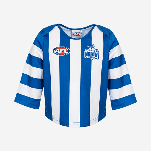 NORTH MELBOURNE KANGAROOS  AFL REPLICA TODDLER GUERNSEY