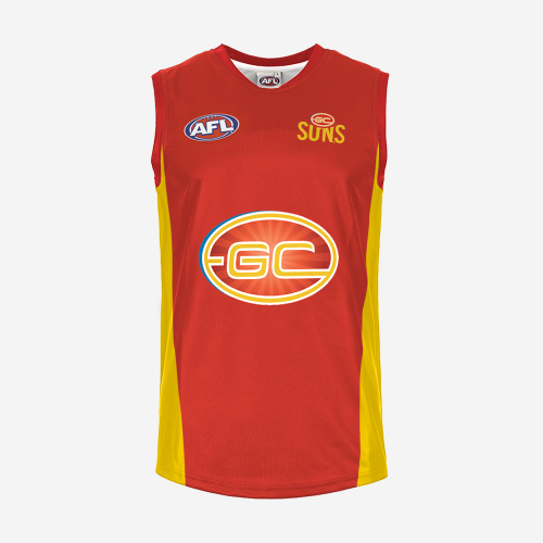 GOLD COAST SUNS AFL REPLICA ADULT GUERNSEY
