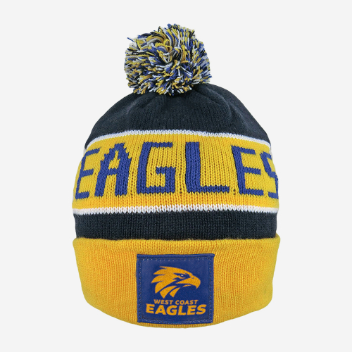 WEST COAST EAGLES AFL BAR BEANIE
