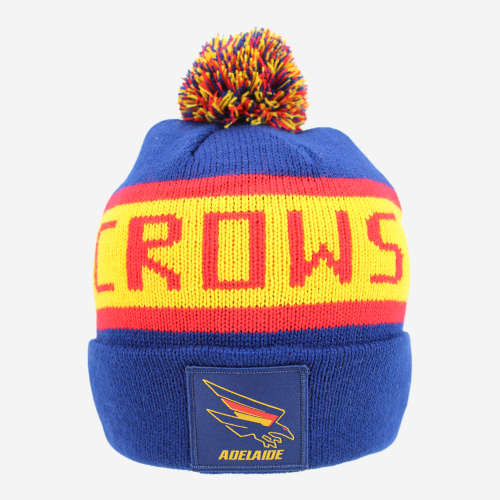 ADELAIDE CROWS AFL BAR BEANIE