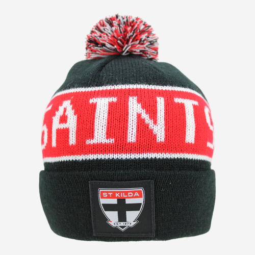 ST KILDA SAINTS AFL BAR BEANIE