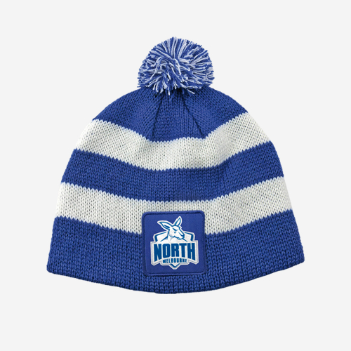 NORTH MELBOURNE KANGAROOS AFL INFANT BEANIE