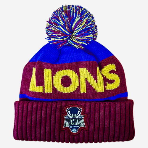 Brisbane Lions Premiership Beanie 2025