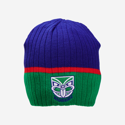 NZ WARRIORS NRL BOUNDARY RIB BEANIE