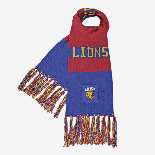 BRISBANE LIONS AFL BAR SCARF