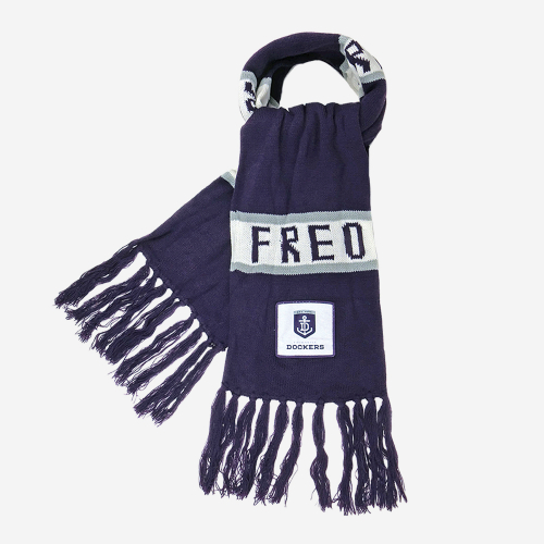 FREMANTLE DOCKERS AFL BAR SCARF