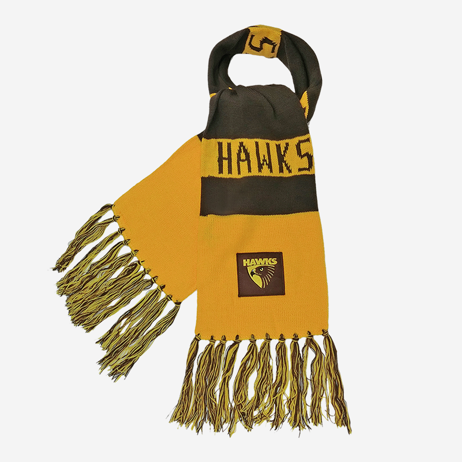 AFL Bar Scarf Hawthorn