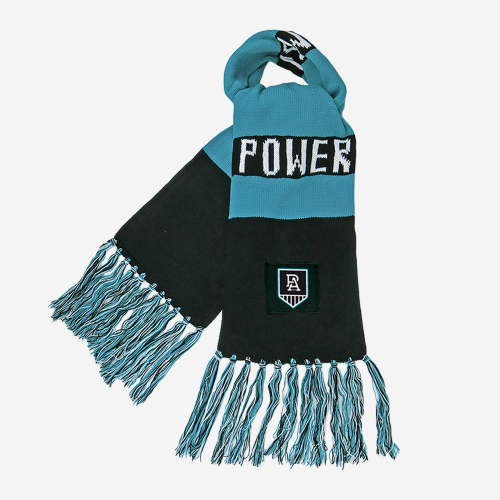 PORT ADELAIDE POWER AFL BAR SCARF