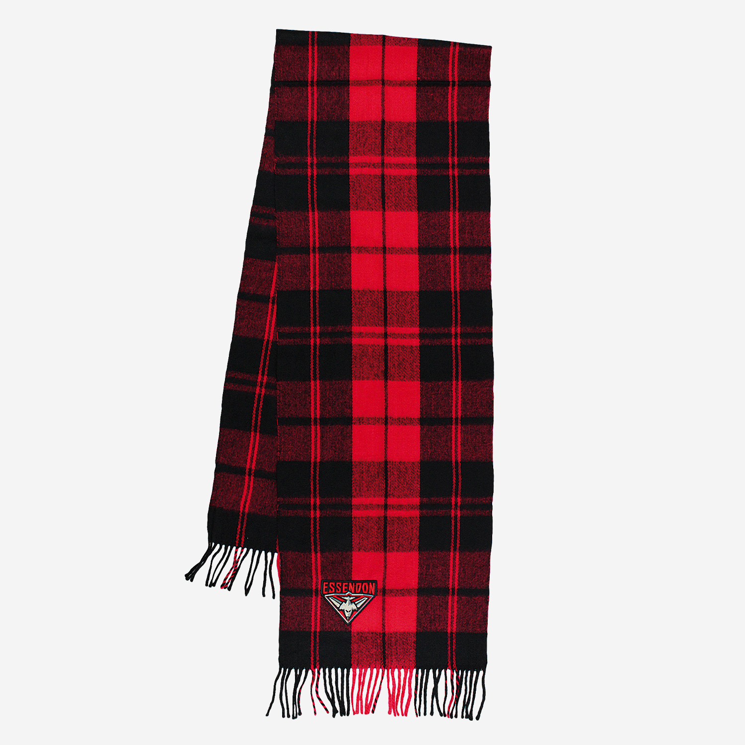 AFL Tartan Scarf Essendon Bombers