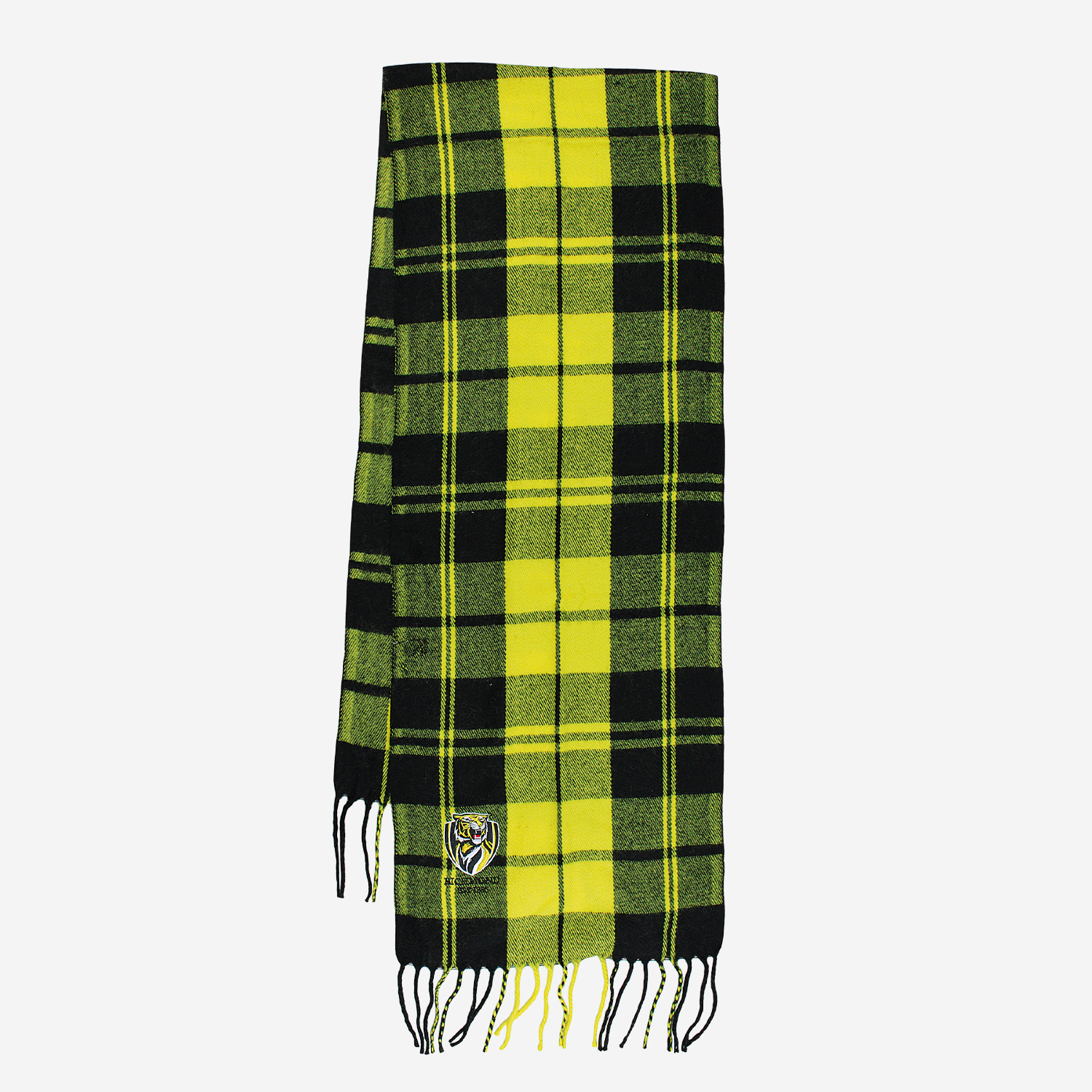 AFL Tartan Scarf Richmond Tigers
