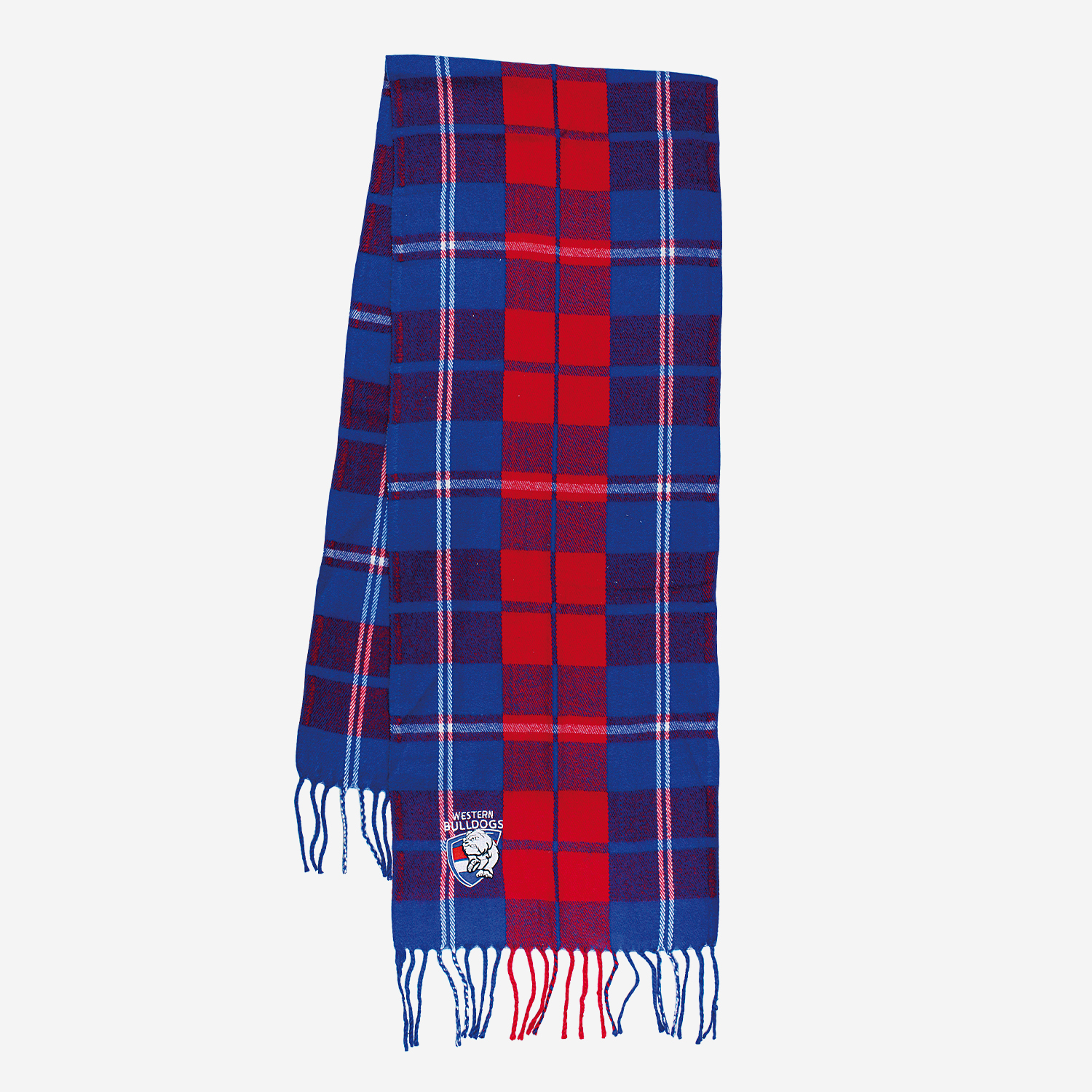 AFL Tartan Scarf Western Bulldogs