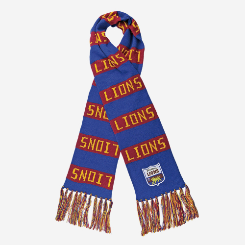 BRISBANE LIONS AFL HERITAGE BAR SCARF