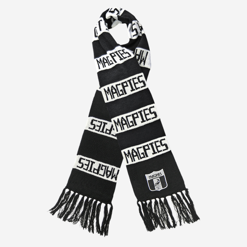 COLLINGWOOD MAGPIES AFL HERITAGE BAR SCARF