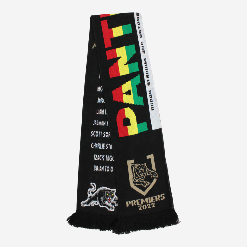 PENRITH PANTHERS 2022 PREMIERSHIP SCARF