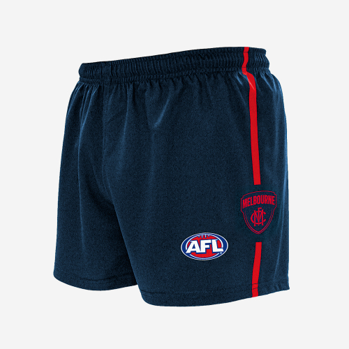 MELBOURNE DEMONS AFL REPLICA SHORTS
