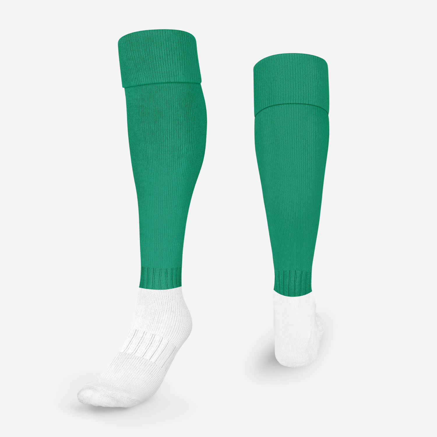 Emerald Top Gold Hoop Football Socks