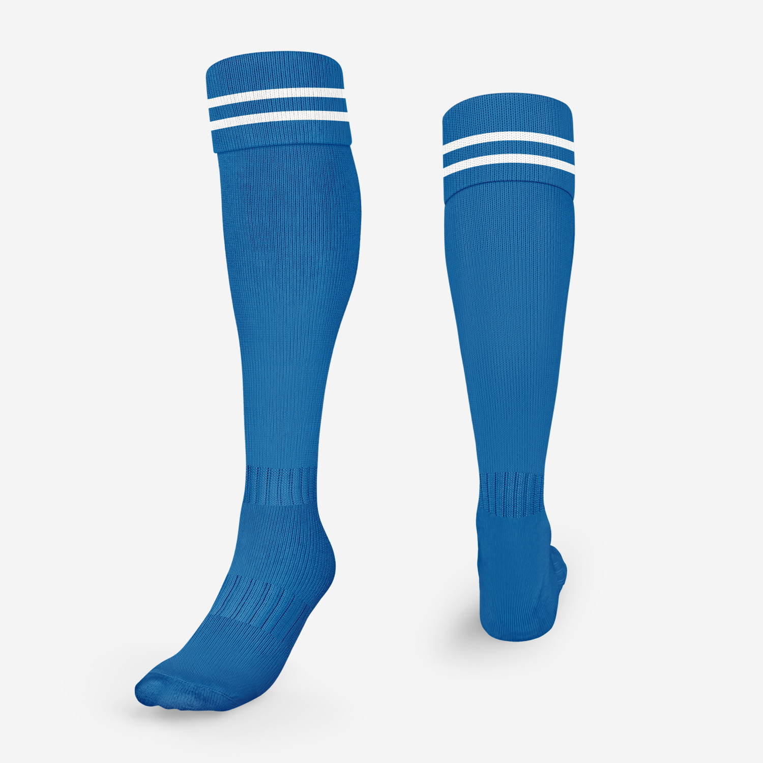 Royal/2 White SS Football Socks