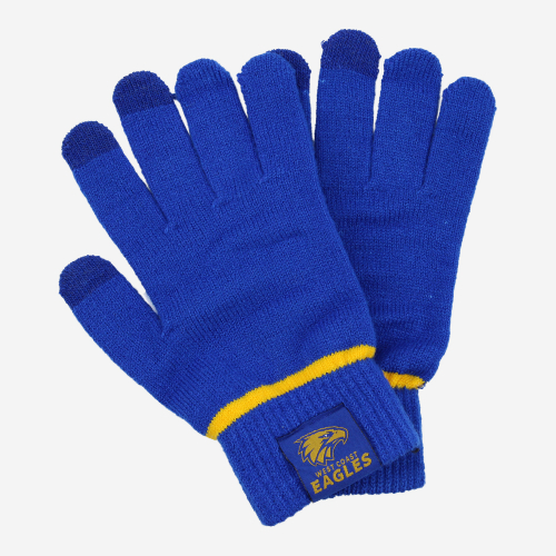 WEST COAST EAGLES AFL TOUCHSCREEN GLOVES