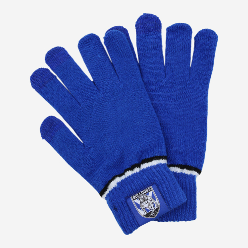 CANTERBURY BULLDOGS NRL TOUCHSCREEN GLOVES