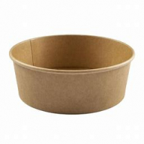 750ml Kraft Paper Salad Bowl (Fit PET750LPACK300) 300/cs