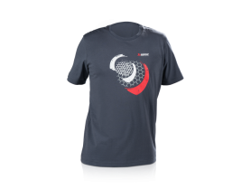 Akrapovic Mens T-Shirt - Mesh - Blue/Grey XXL