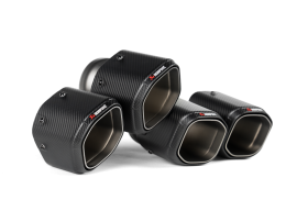Akrapovic Hexagonal Tail Pipe Set (Carbon) for BMW M5 (G90, G99)