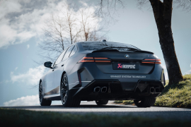 Akrapovic Hexagonal Tail Pipe Set (Carbon) for BMW M5 (G90, G99)