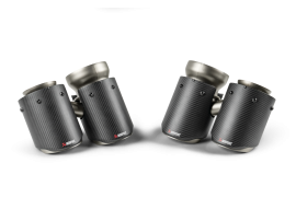 Akrapovic Round Tail Pipe Set (Carbon) for BMW M5 (G90, G99)