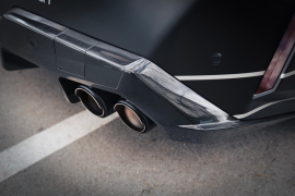 Akrapovic Round Tail Pipe Set (Carbon) for BMW M5 (G90, G99)