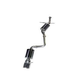 AWE Audi B8 A5 2.0T Touring Edition Single Outlet Exhaust - Diamond Black Tips
