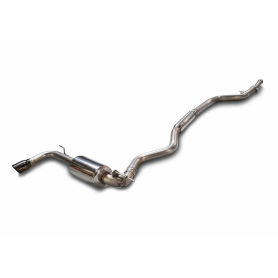 AWE 13-18 BMW 320i (F30) Touring Edition Exhaust w/ Perfomance Mid Pipe - Diamond Black Tips