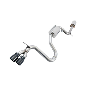 AWE VW MK7 Golf 1.8T Touring Edition Exhaust w/Diamond Black Tips (90mm)