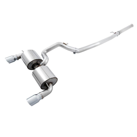 AWE Ford Focus RS Touring Edition Cat-back Exhaust- Non-Resonated - Chrome Silver Tips