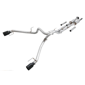 AWE 2017+ Ford Raptor 0 FG Performance Exhaust System - w/ Diamond Black Tips