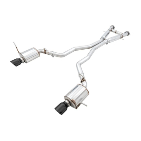 AWE 2020 Jeep Grand Cherokee SRT Touring Edition Exhaust - Diamond Black Tips