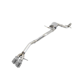 AWE 09-14 Volkswagen Jetta Mk6 1.4T Track Edition Exhaust - Chrome Silver Tips