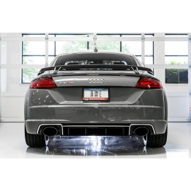 AWE 18-19 Audi TT RS 8S/RK3 2.5L Turbo Track Edition Exhaust - Diamond Black RS-Style Tips